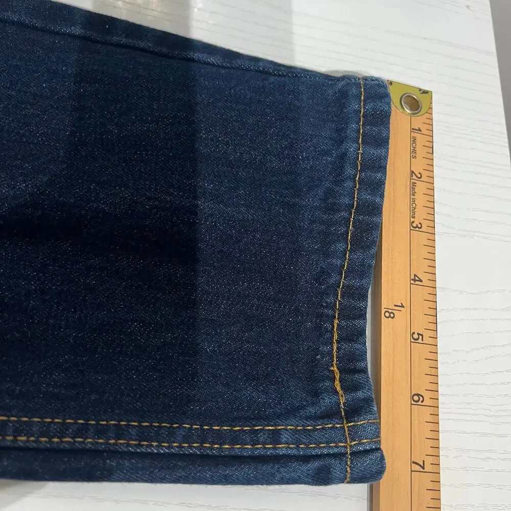 Levi's 505 Relaxed Straight Leg Denim Blue Jeans | Men's Size 30X32